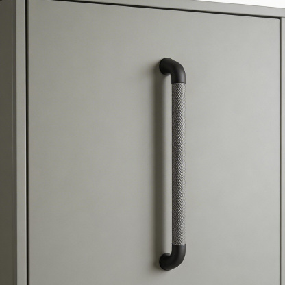 Modern Long Texture Brown Gray Cupboard Cabinet Pulls Handles