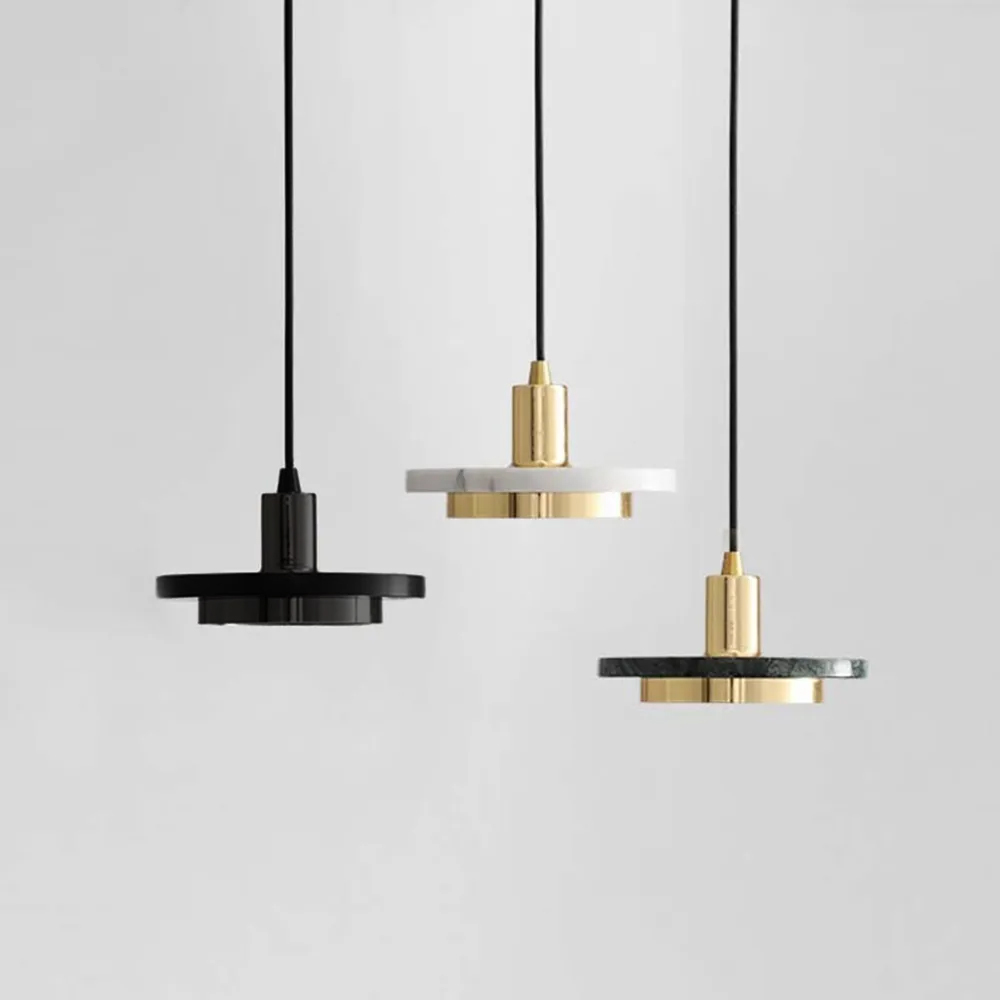 Modern Marble LED Hanging Pendant Light for Kitchen Island