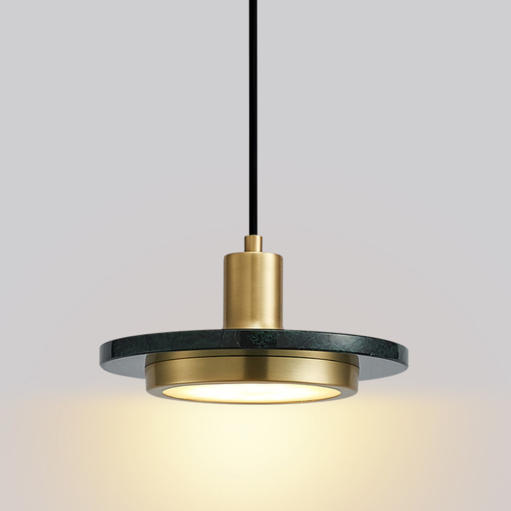 Modern Marble LED Hanging Pendant Light for Kitchen Island