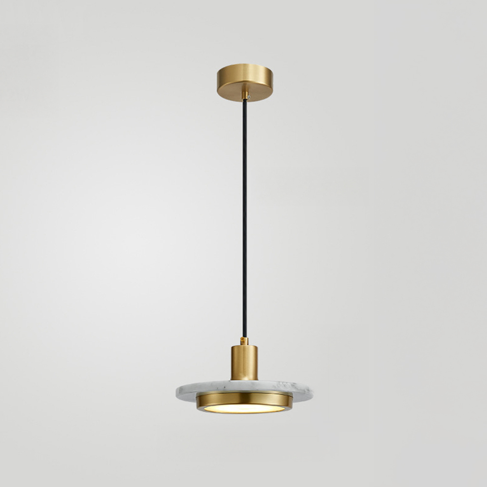 Modern Marble LED Hanging Pendant Light for Kitchen Island