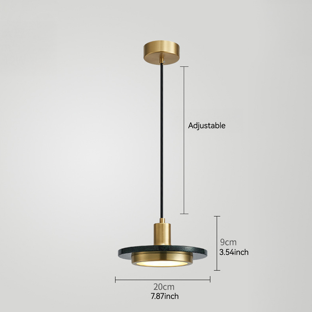 Modern Marble LED Hanging Pendant Light for Kitchen Island