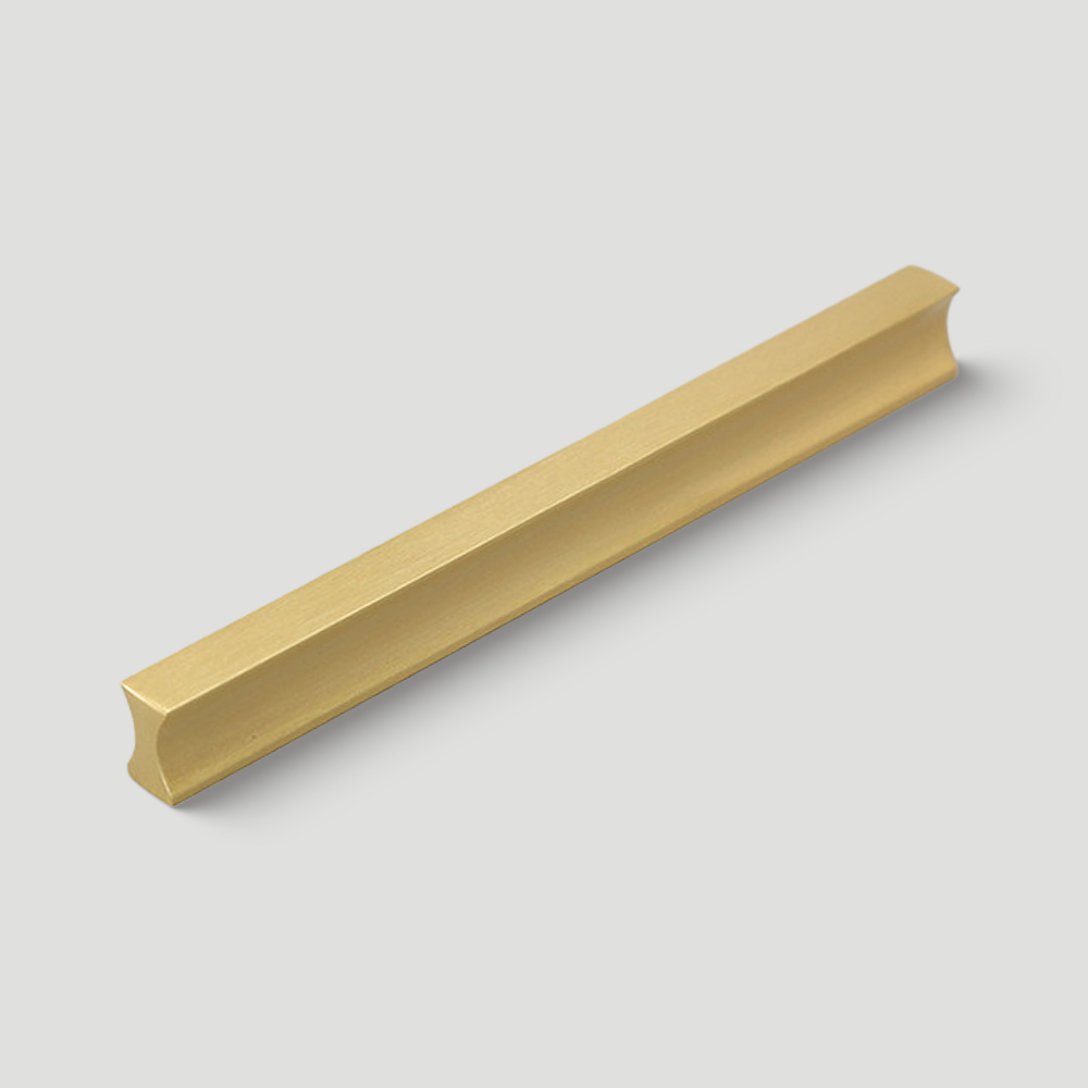 Modern Minimalist Brass Drawer Pulls for Cabinets