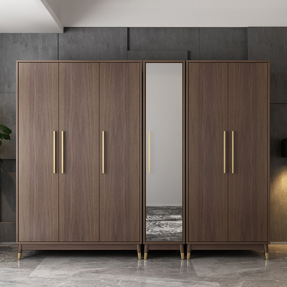 Modern Minimalist Brass Drawer Pulls for Cabinets