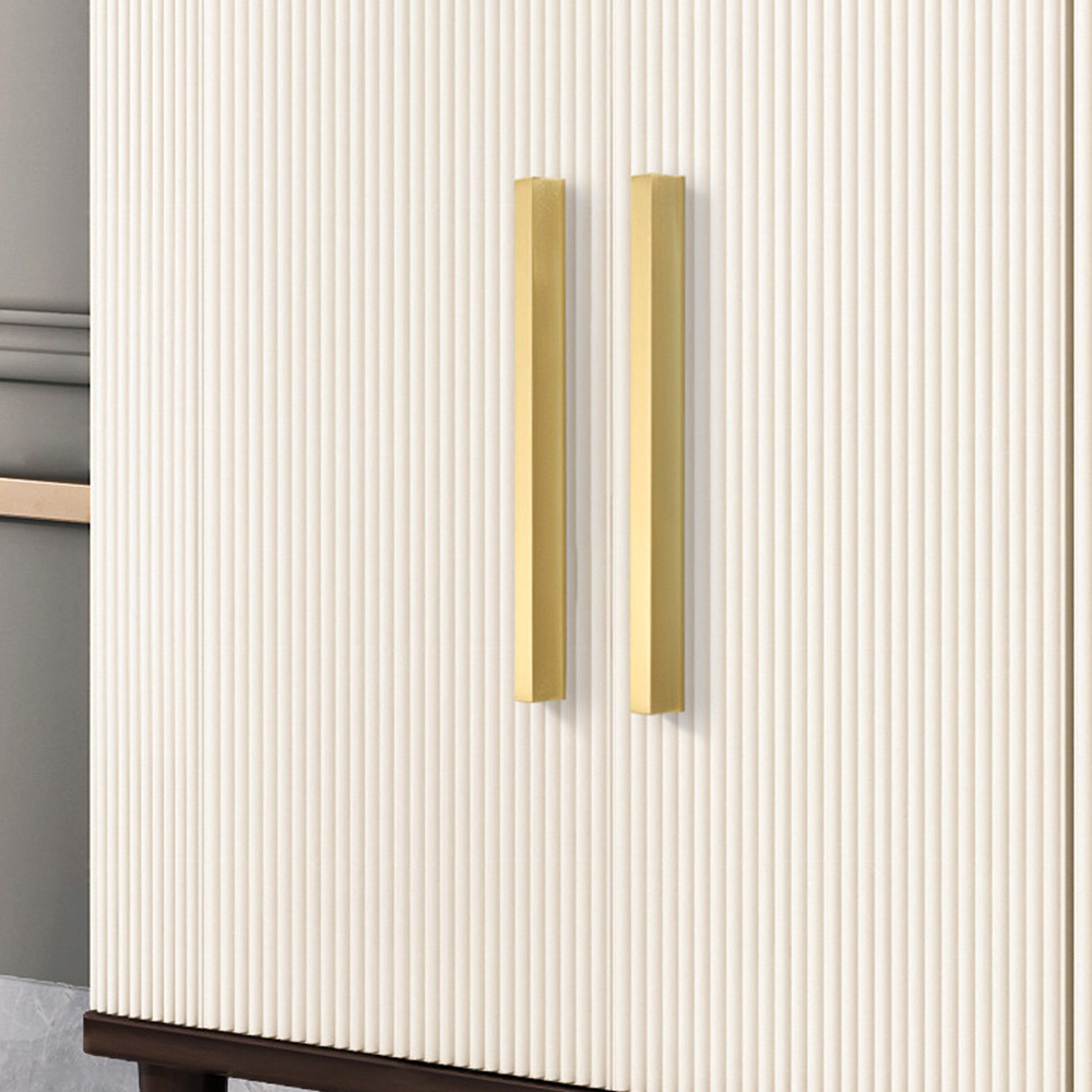 Modern Minimalist Brass Drawer Pulls for Cabinets