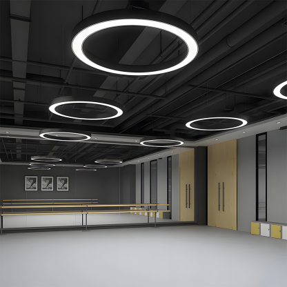 Modern Minimalist Round LED Pendant Flush Mount Ceiling Light 