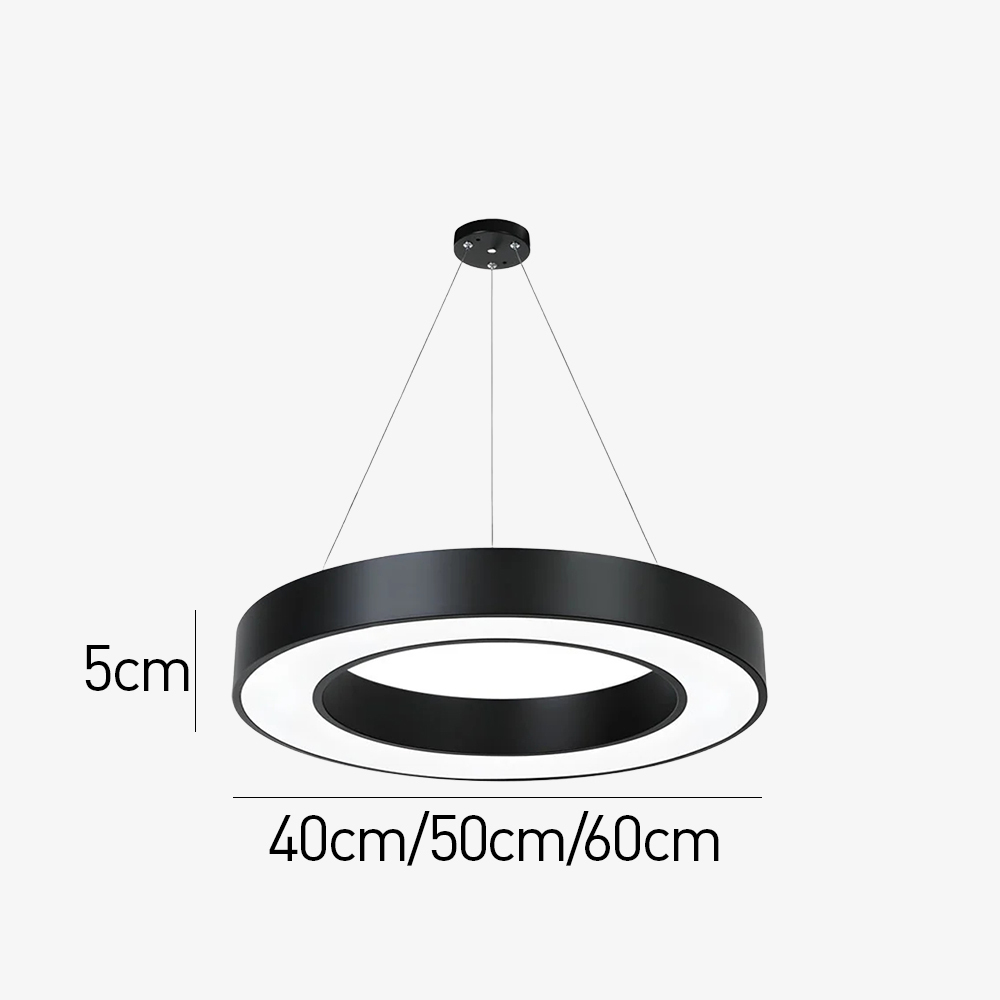 Modern Minimalist Round LED Pendant Flush Mount Ceiling Light 