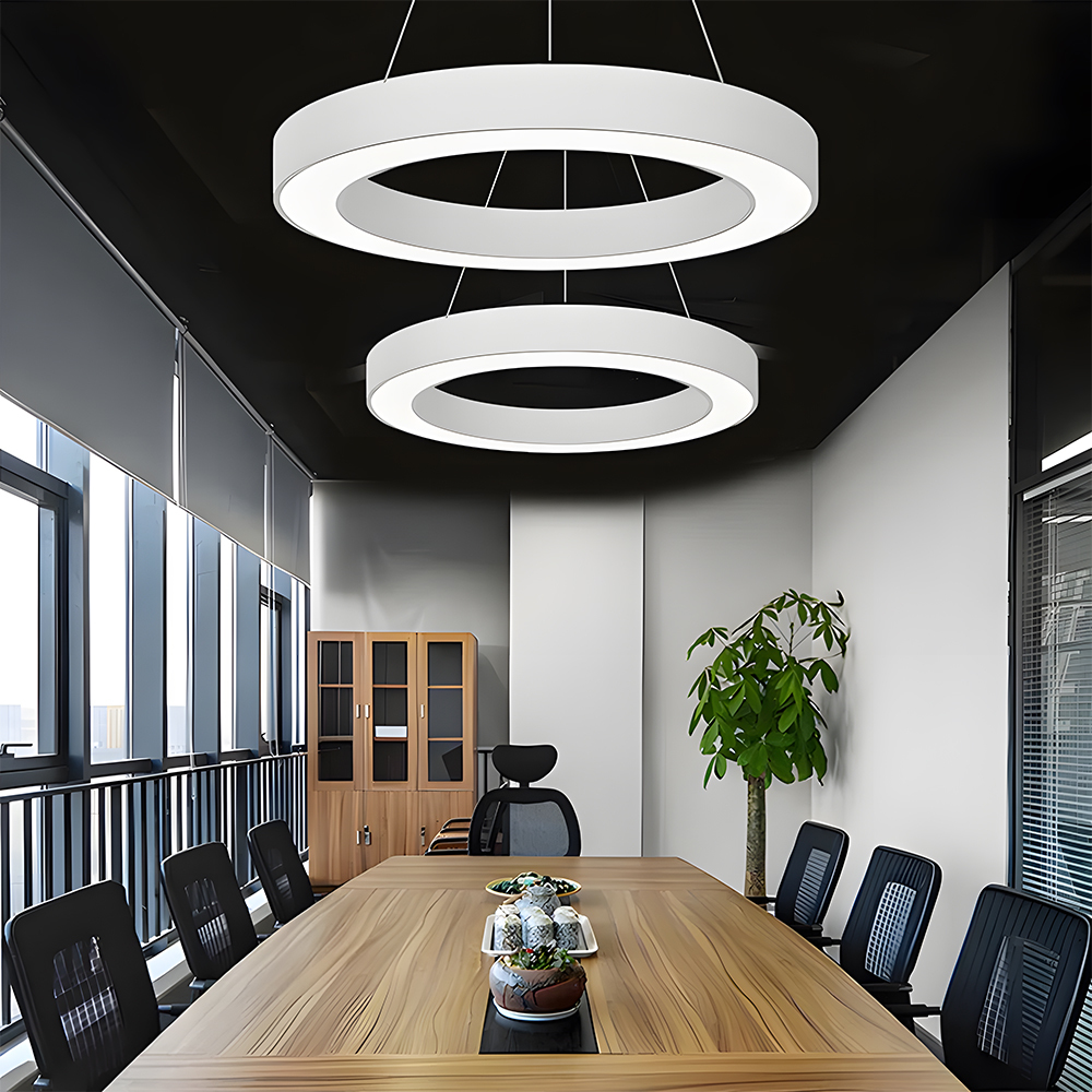Modern Minimalist Round LED Pendant Flush Mount Ceiling Light 