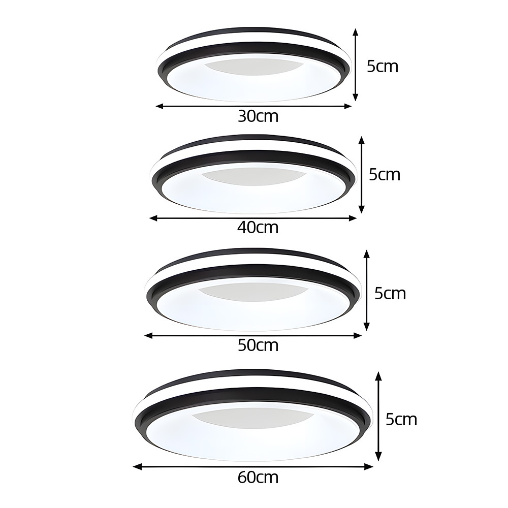 Modern Multicolor Acrylic LED Ceiling Light