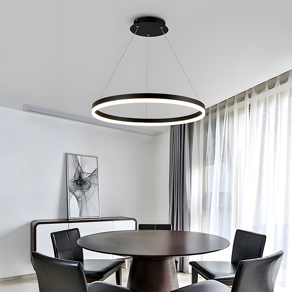 Modern Round Ring LinearPendant Light Chandelier