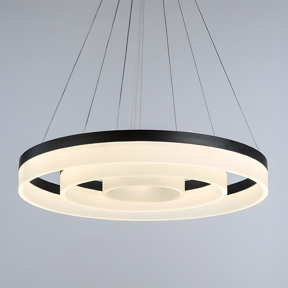 Modern Round Ring LinearPendant Light Chandelier