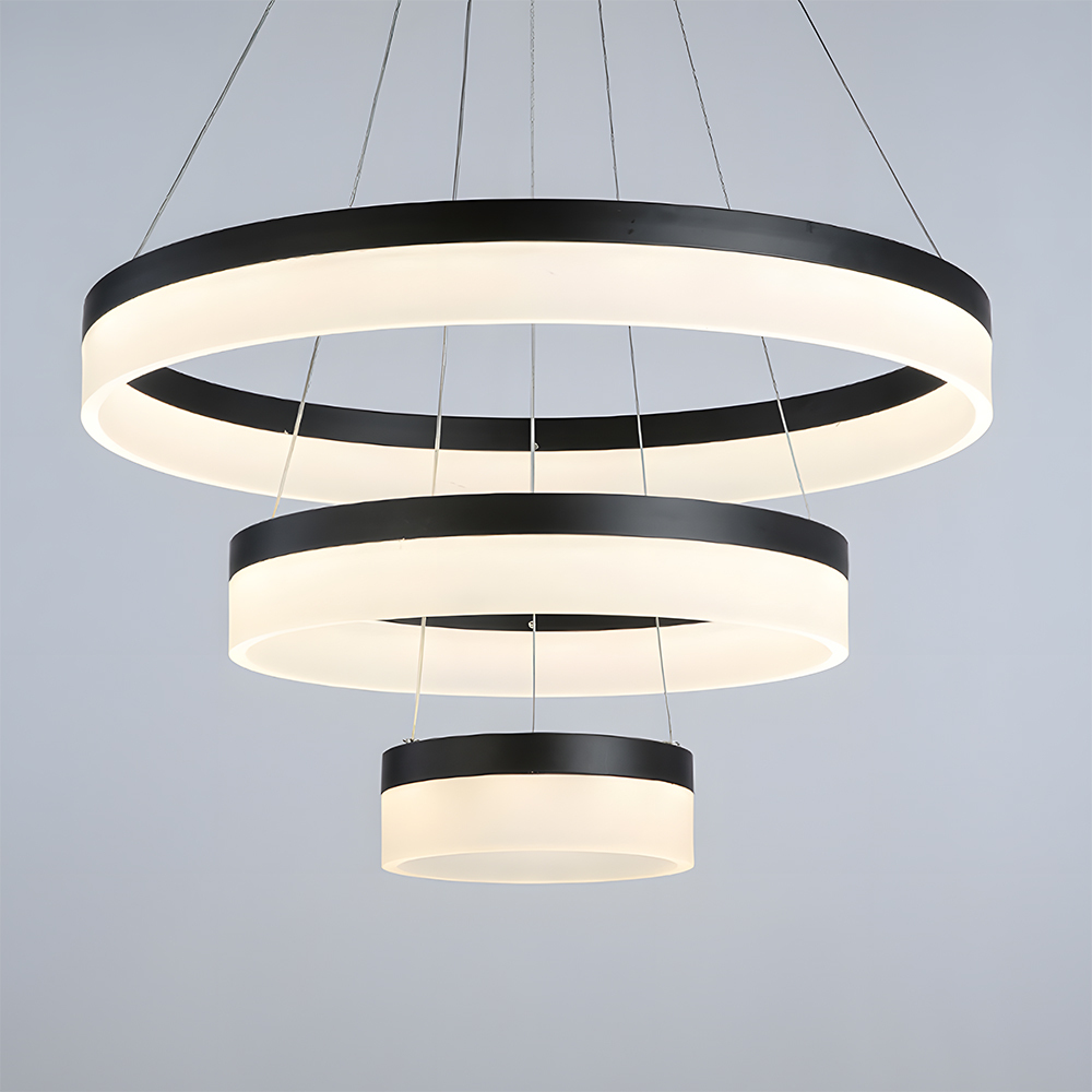 Modern Round Ring LinearPendant Light Chandelier