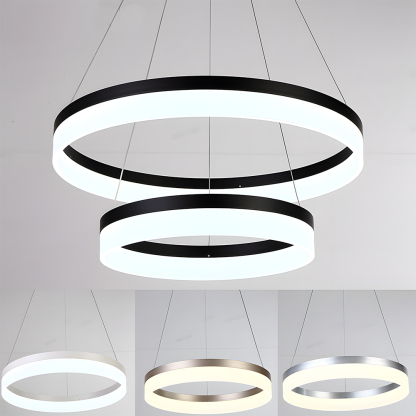 Modern Round Ring LinearPendant Light Chandelier