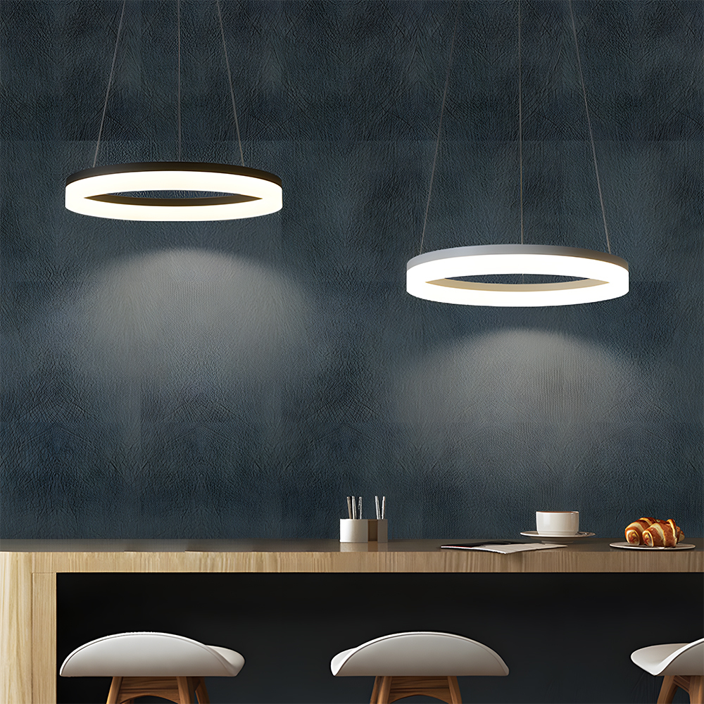 Modern Round Ring LinearPendant Light Chandelier