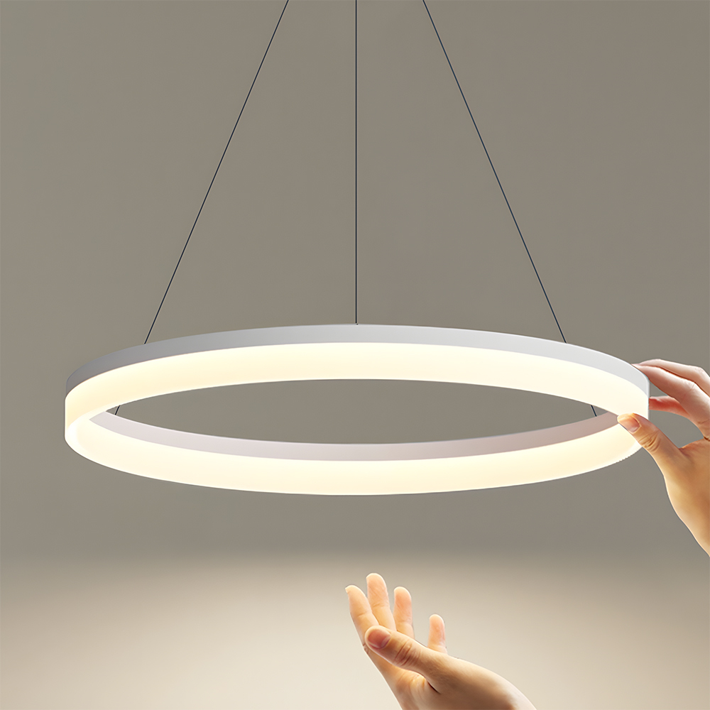 Modern Round Ring LinearPendant Light Chandelier