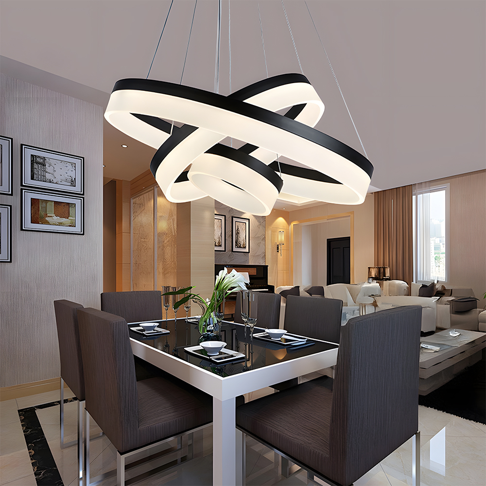 Modern Round Ring LinearPendant Light Chandelier