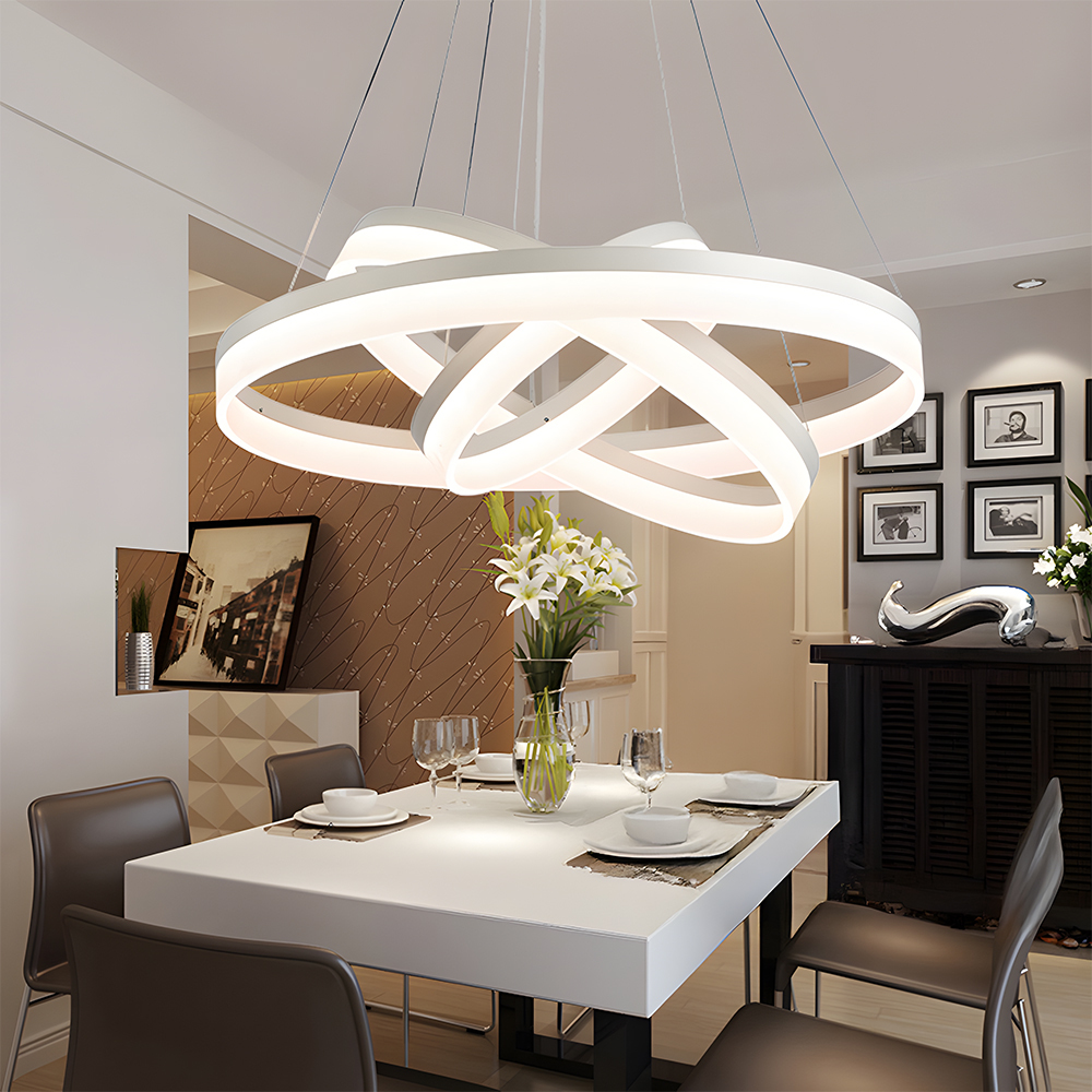 Modern Round Ring LinearPendant Light Chandelier