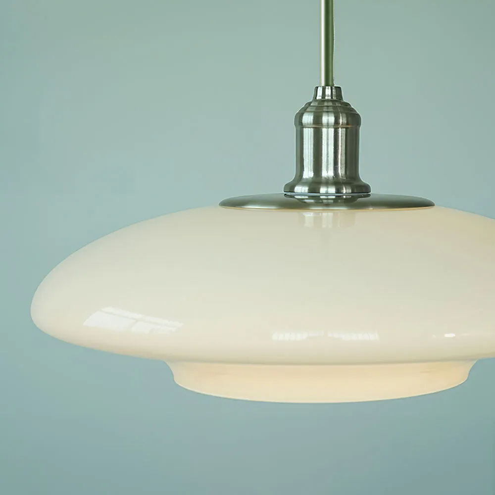 Modern Simple Glass White Pendant Lighting For Dining Room