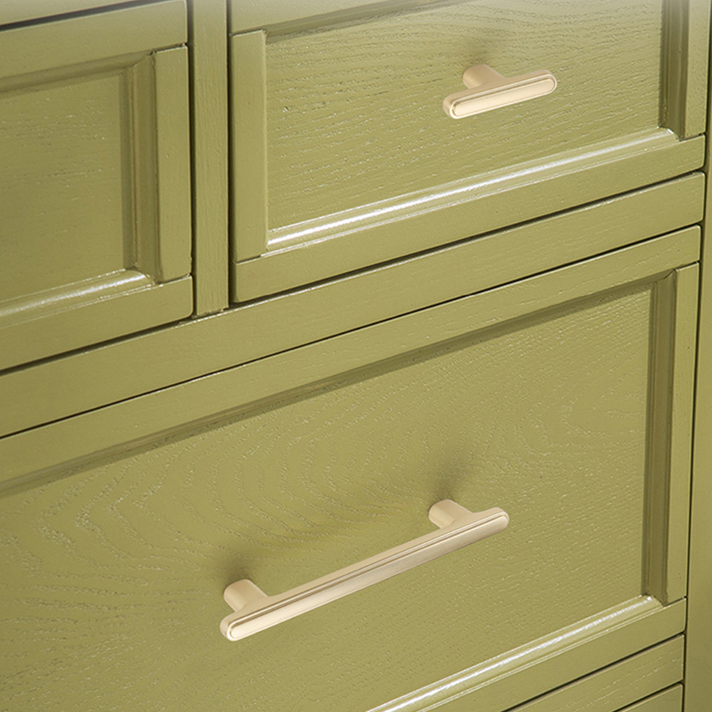 Modern T-Bar Zinc Alloy Heavy-duty Kitchen Pulls