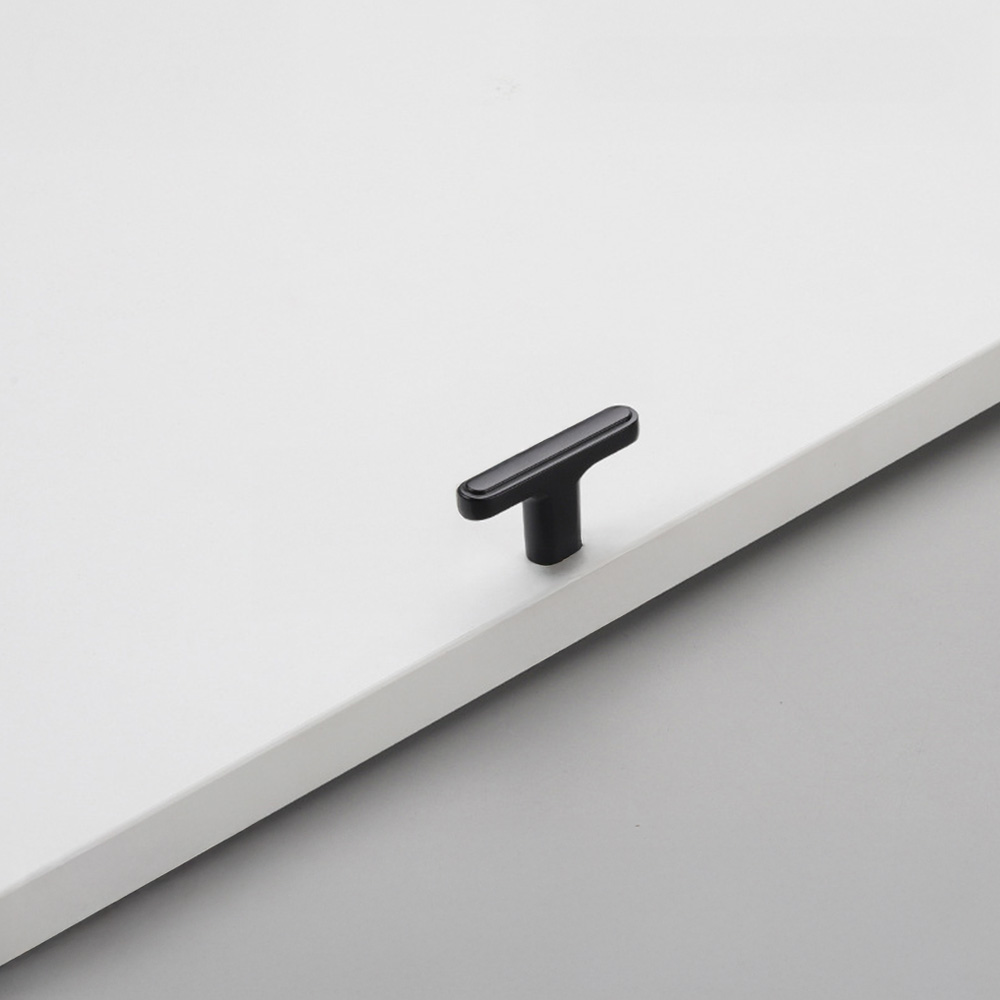 Modern T-Bar Zinc Alloy Heavy-duty Kitchen Pulls