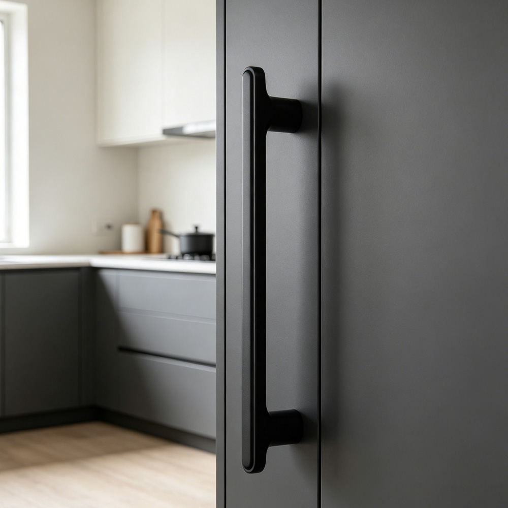 Modern T-Bar Zinc Alloy Heavy-duty Kitchen Pulls