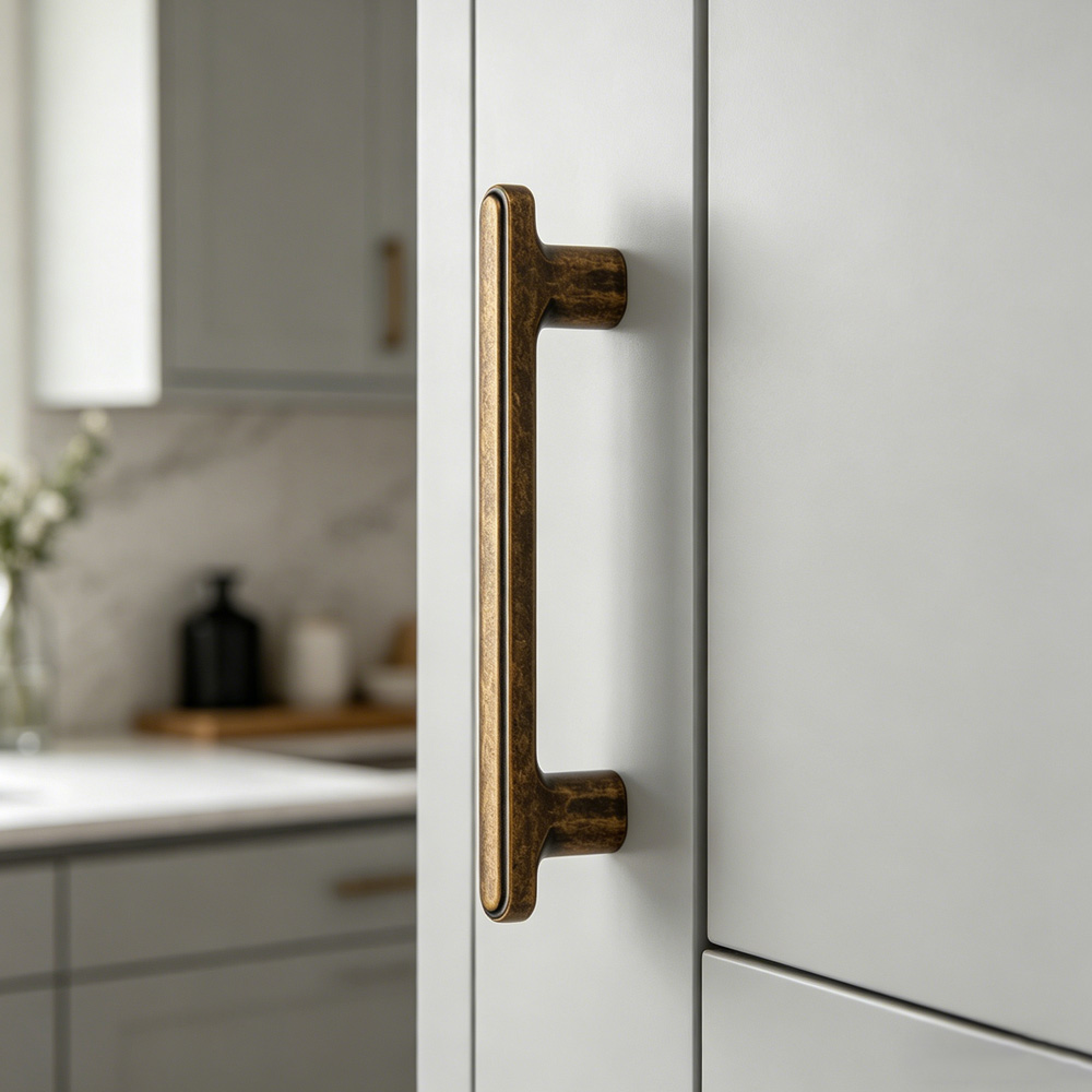 Modern T-Bar Zinc Alloy Heavy-duty Kitchen Pulls