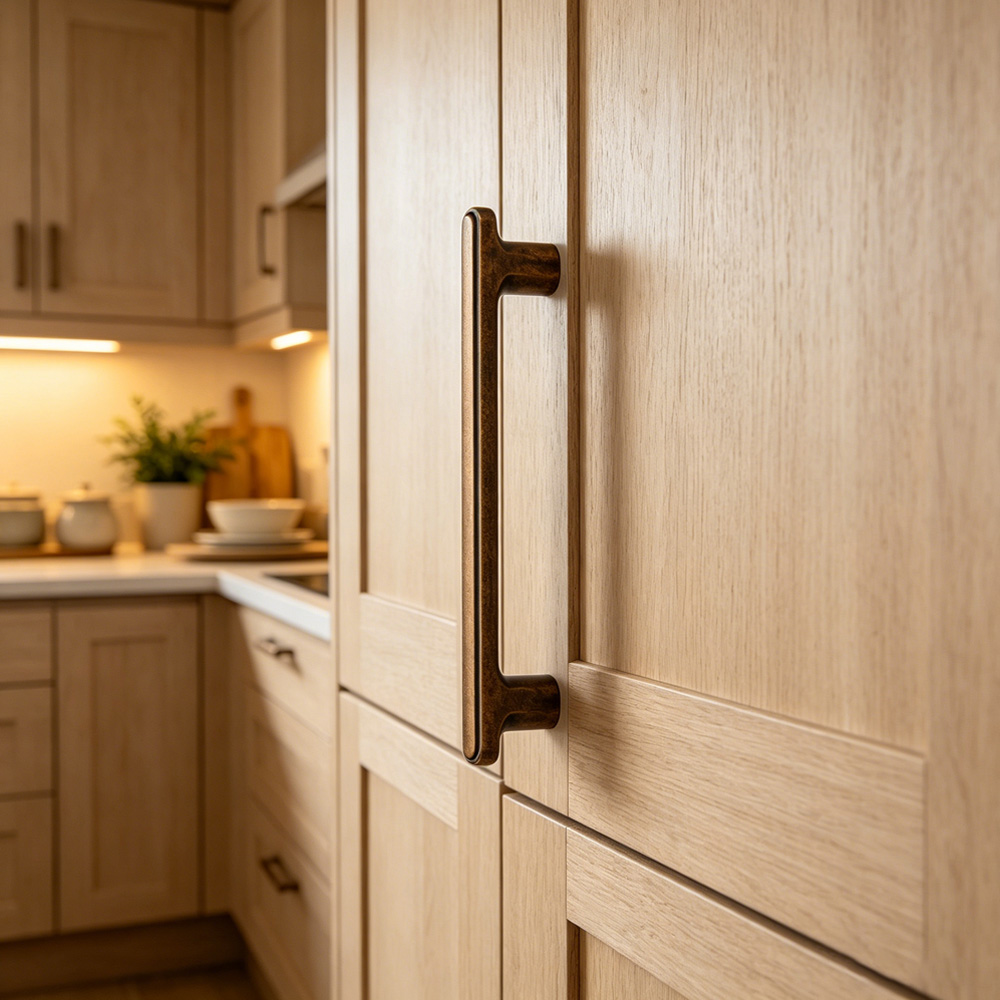 Modern T-Bar Zinc Alloy Heavy-duty Kitchen Pulls