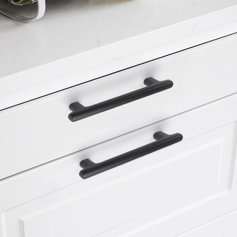 Modern T-Bar Zinc Alloy Heavy-duty Kitchen Pulls