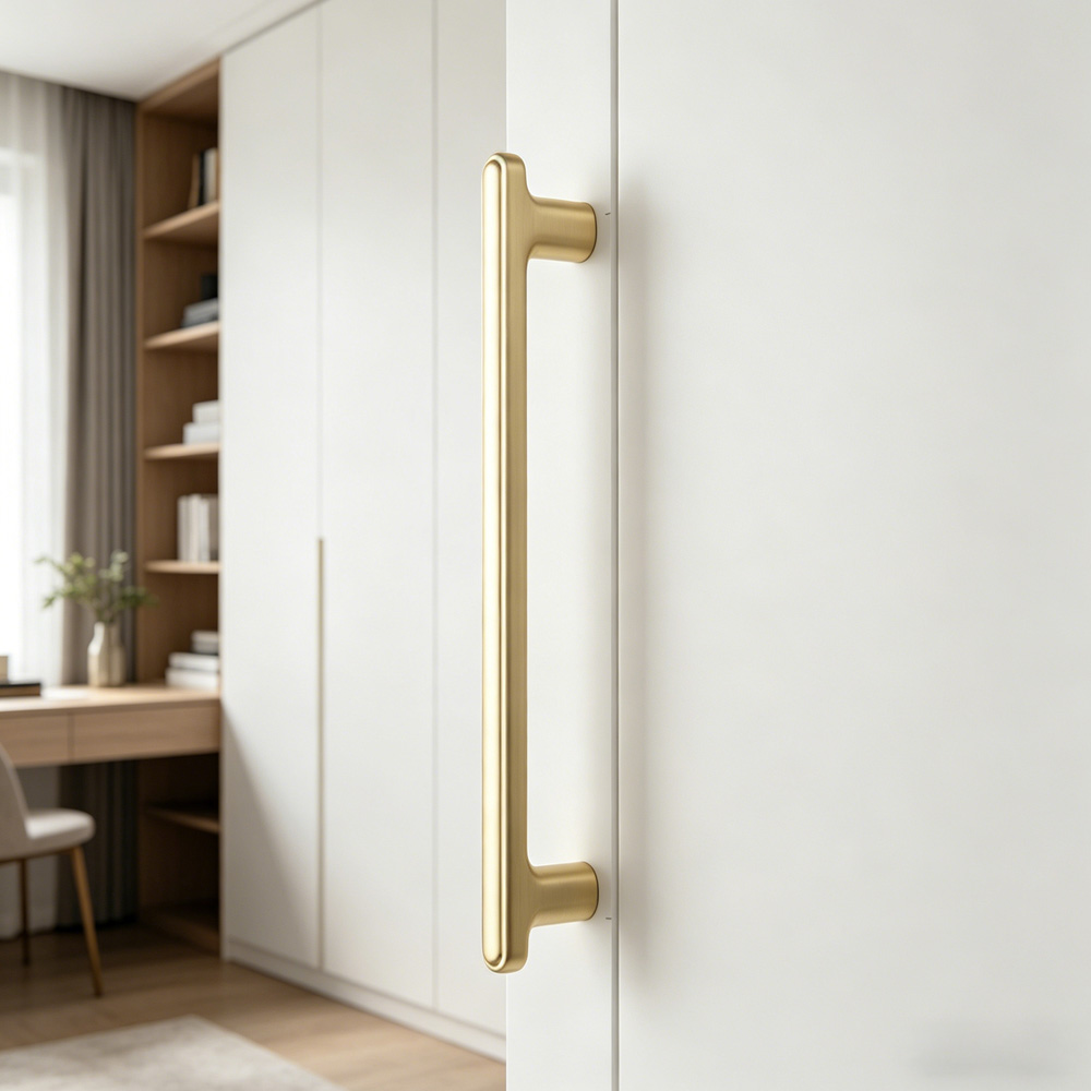 Modern T-Bar Zinc Alloy Heavy-duty Kitchen Pulls