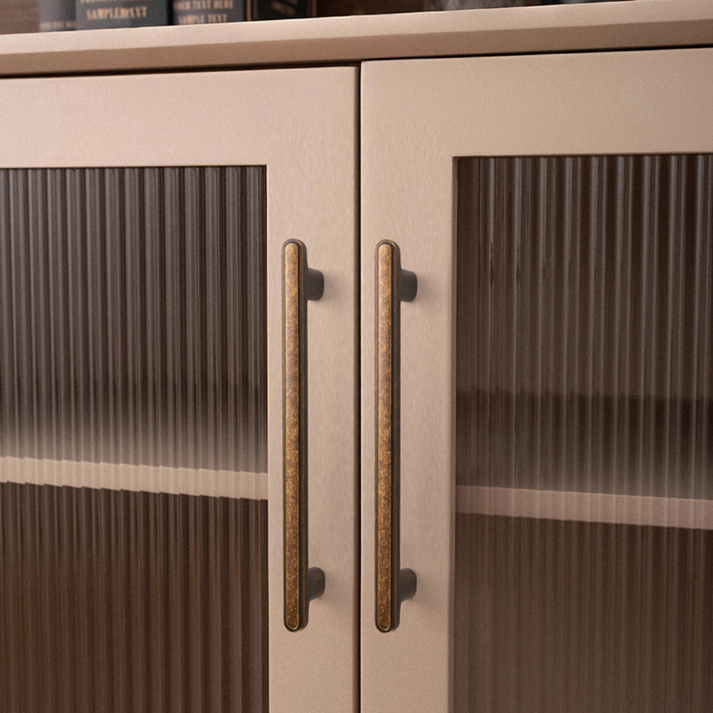 Modern T-Bar Zinc Alloy Heavy-duty Kitchen Pulls