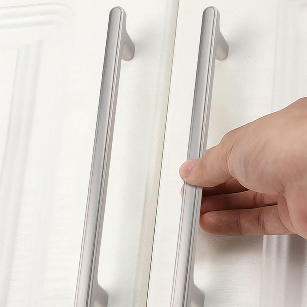 Modern T-Bar Zinc Alloy Heavy-duty Kitchen Pulls
