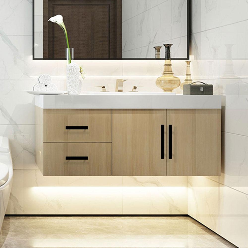 15 Pack Matte Black Cabinet Handles Stainless Steel Modern Drawer Pulls For Kitchen(LSJ22BK) -Homdiy