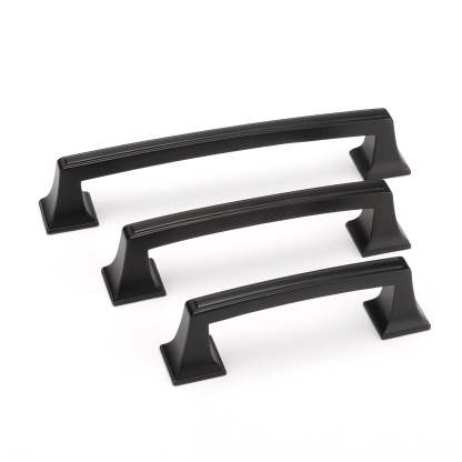 15 Pack Black Modern Drawer Pulls Square Vintage Furniture