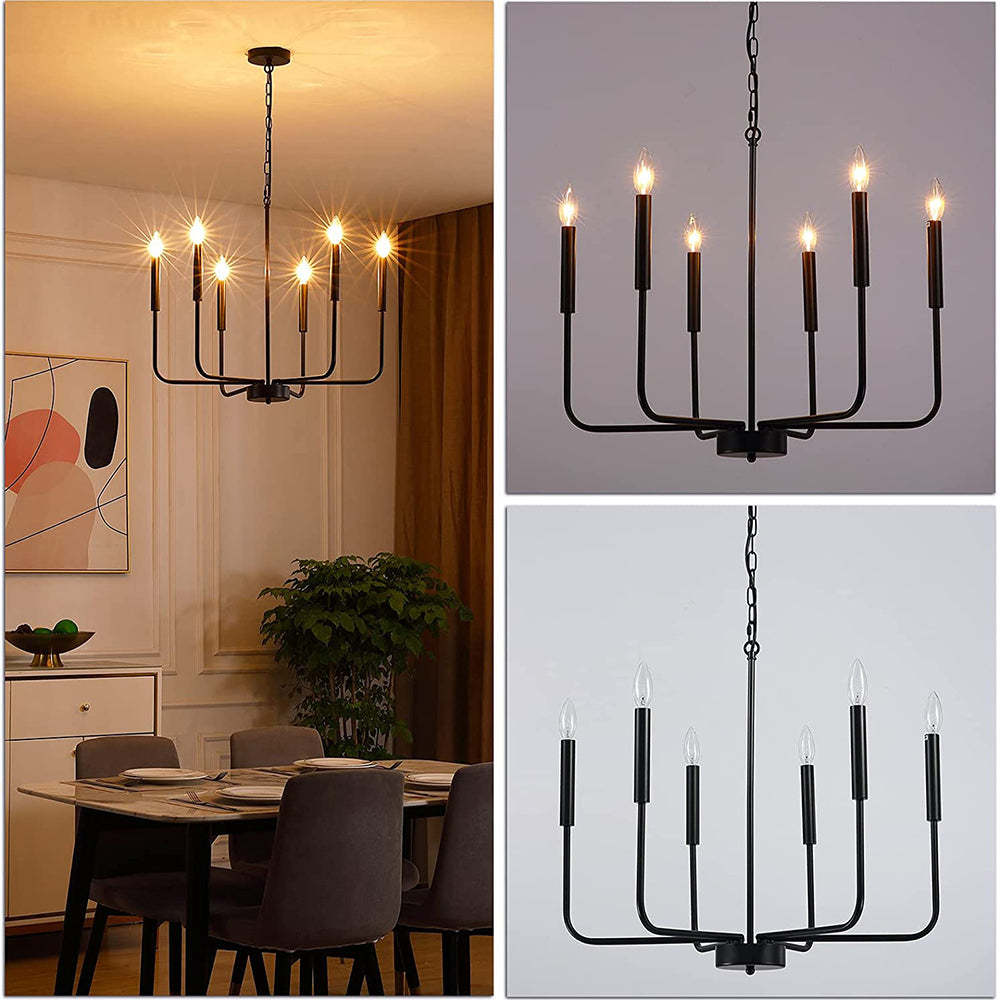 Modern Industrial Iron Pendant Light For Living Room