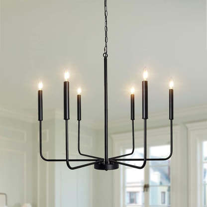 Modern Industrial Iron Pendant Light For Living Room