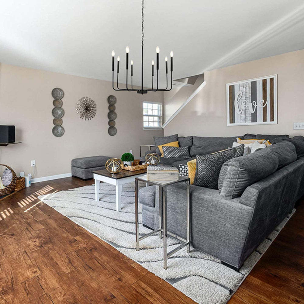 Modern Industrial Iron Pendant Light For Living Room