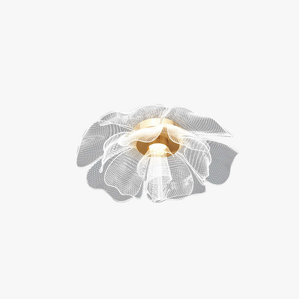 Sleek LED Flower Design Ceiling Light for Bedroom