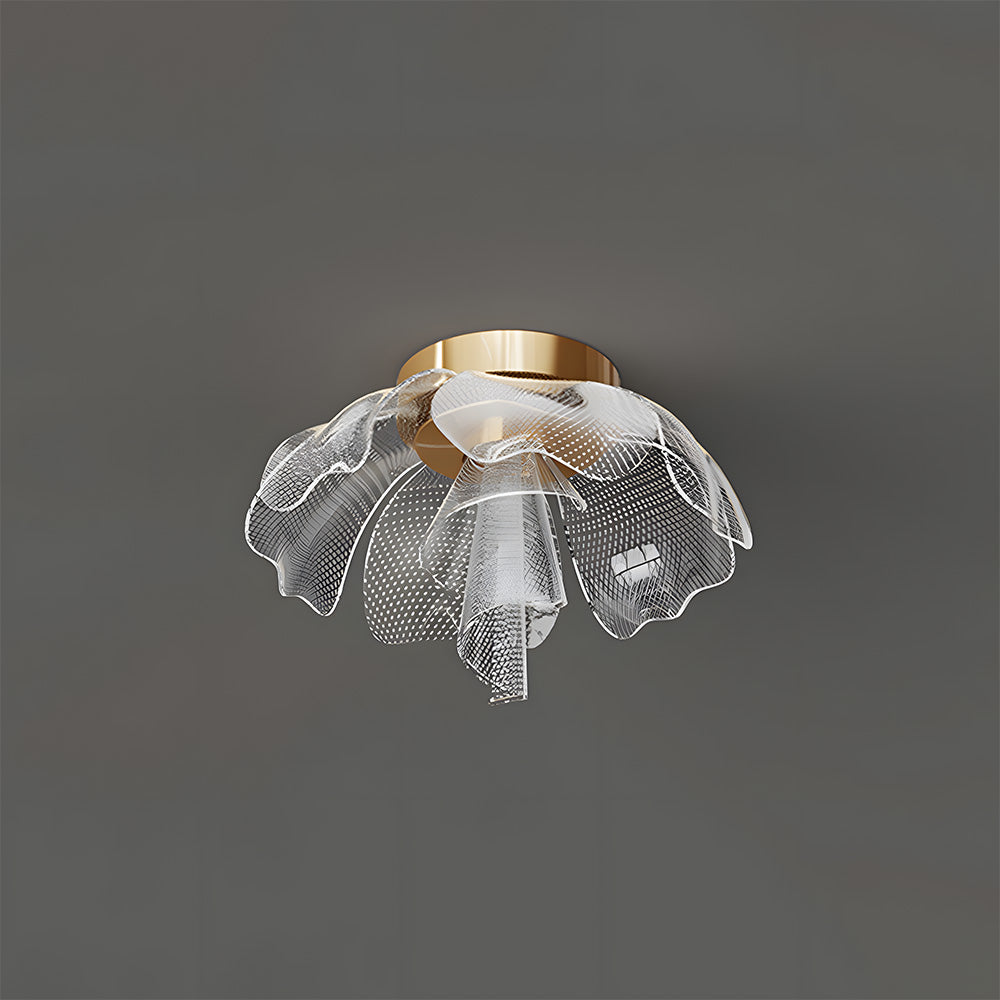Sleek LED Flower Design Ceiling Light for Bedroom