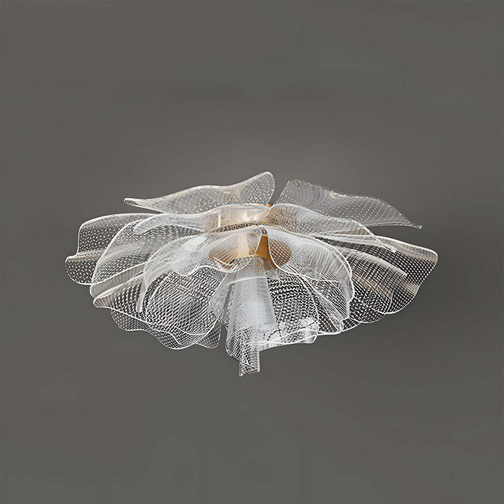 Sleek LED Flower Design Ceiling Light for Bedroom