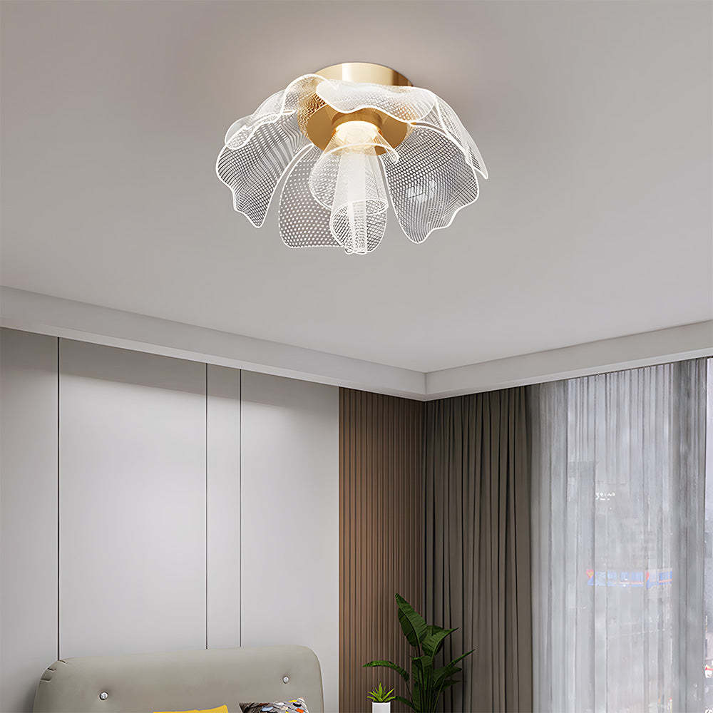 Led ceiling light for bedroom-contemporary, iron acrylic | Lampsmodern US