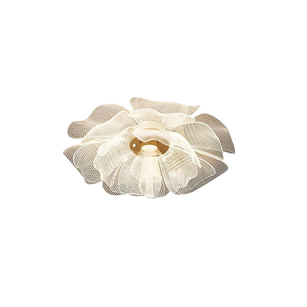 Sleek LED Flower Design Ceiling Light for Bedroom