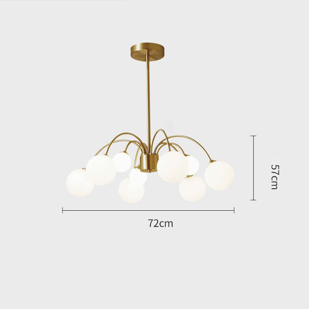Nordic Designer Bubble Brass Chandelier -Homdiy
