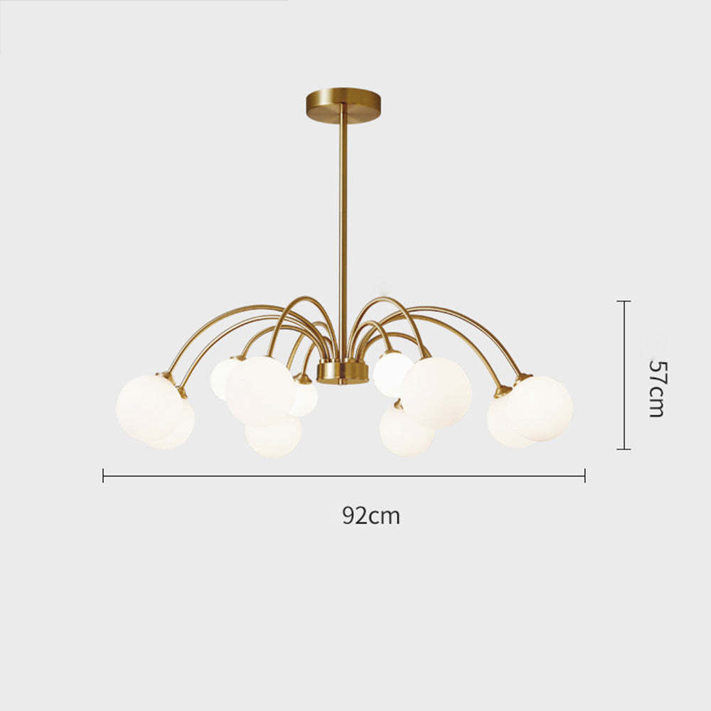 Nordic Designer Bubble Brass Chandelier -Homdiy