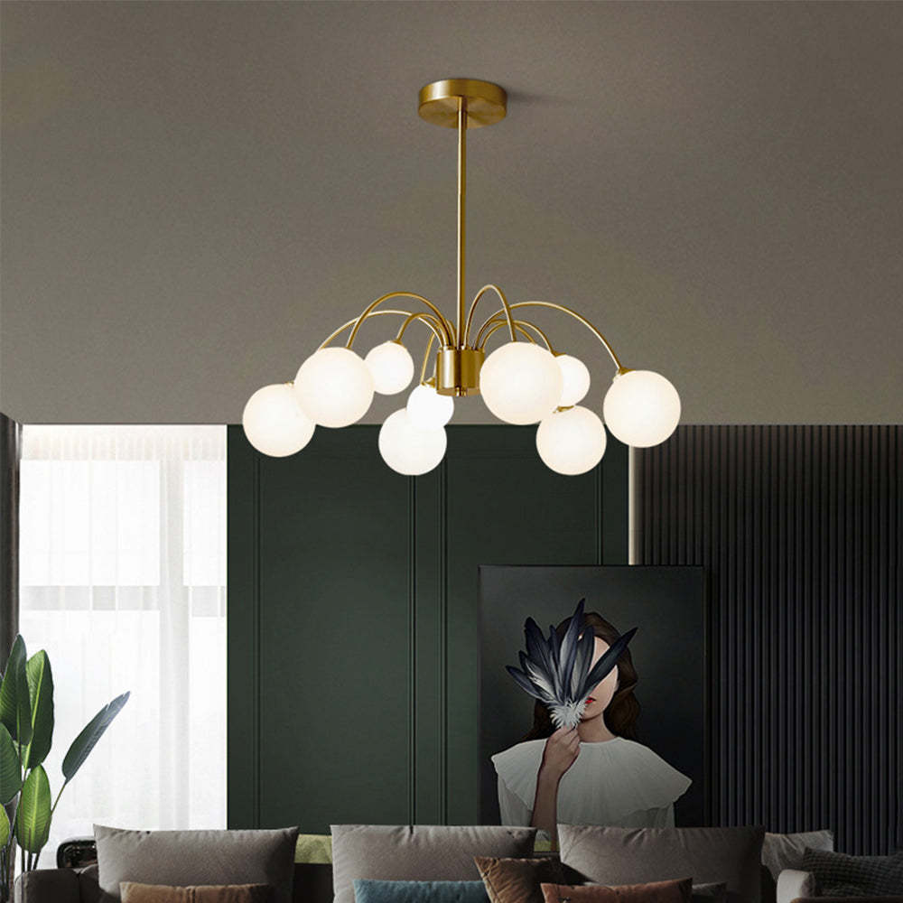Nordic Designer Bubble Brass Chandelier -Homdiy