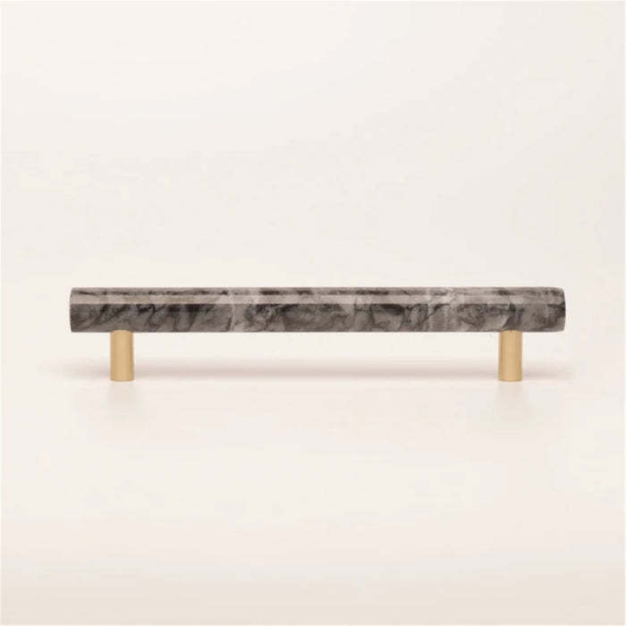 Modern Marble Brass Door Handle Wardrobe And Cabinet Pull -Homdiy