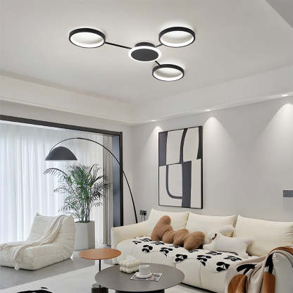 Led ceiling light for living room-modern, multi-head | Gleamlamp
