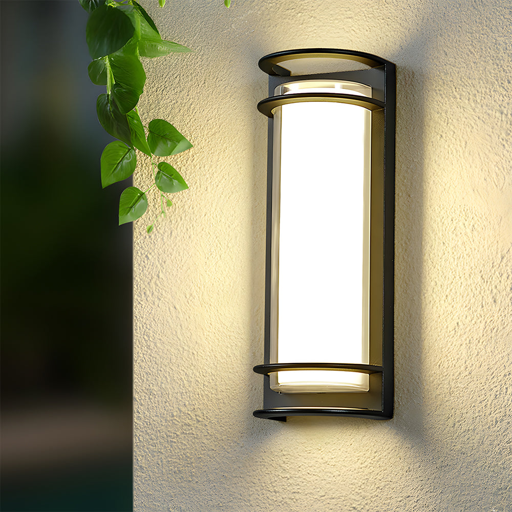 Waterproof Modern LED Outdoor Wall Light, IP68,Black | Lampsmodern UK