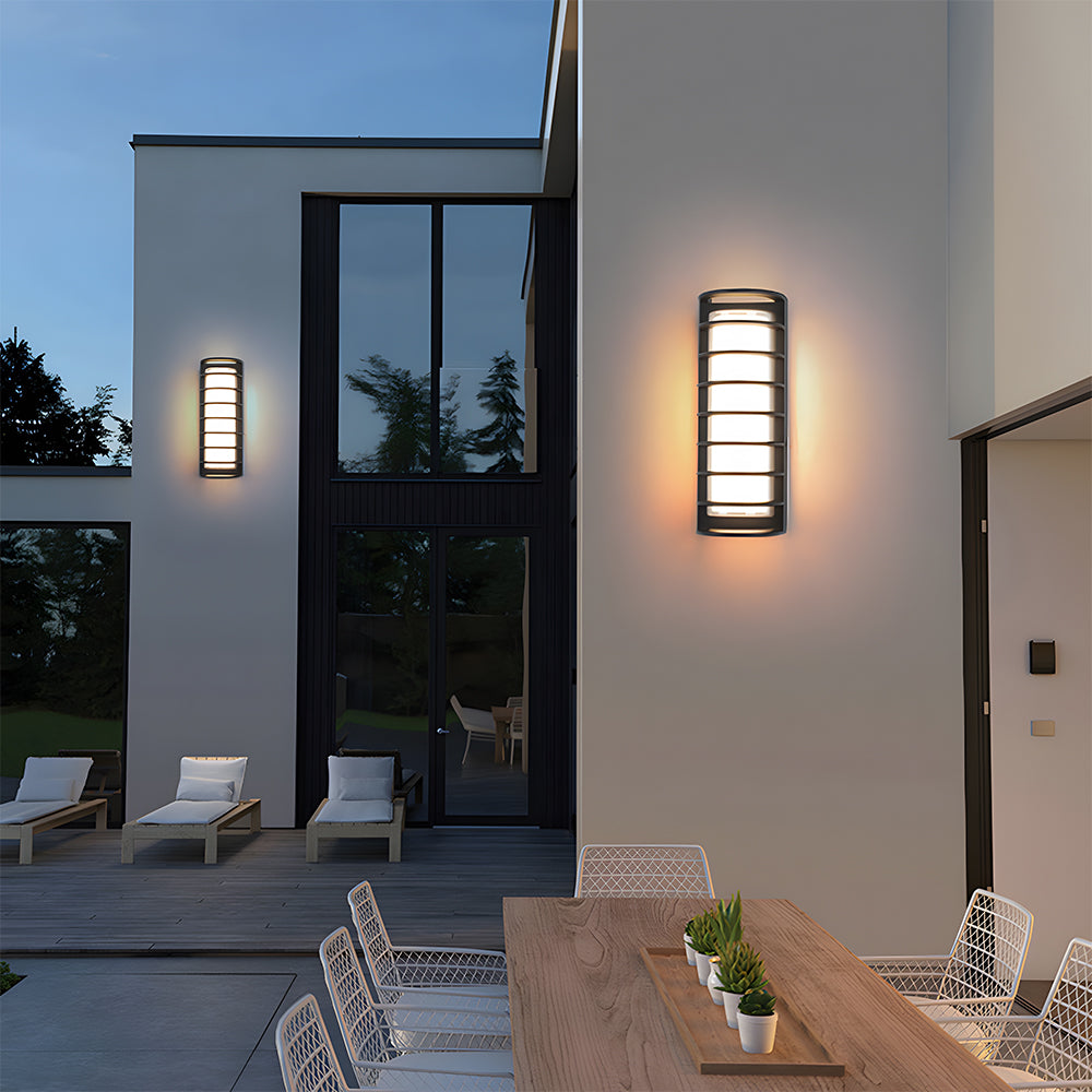 Modern Acrylic Round Led Outdoor Wall Lights IP68