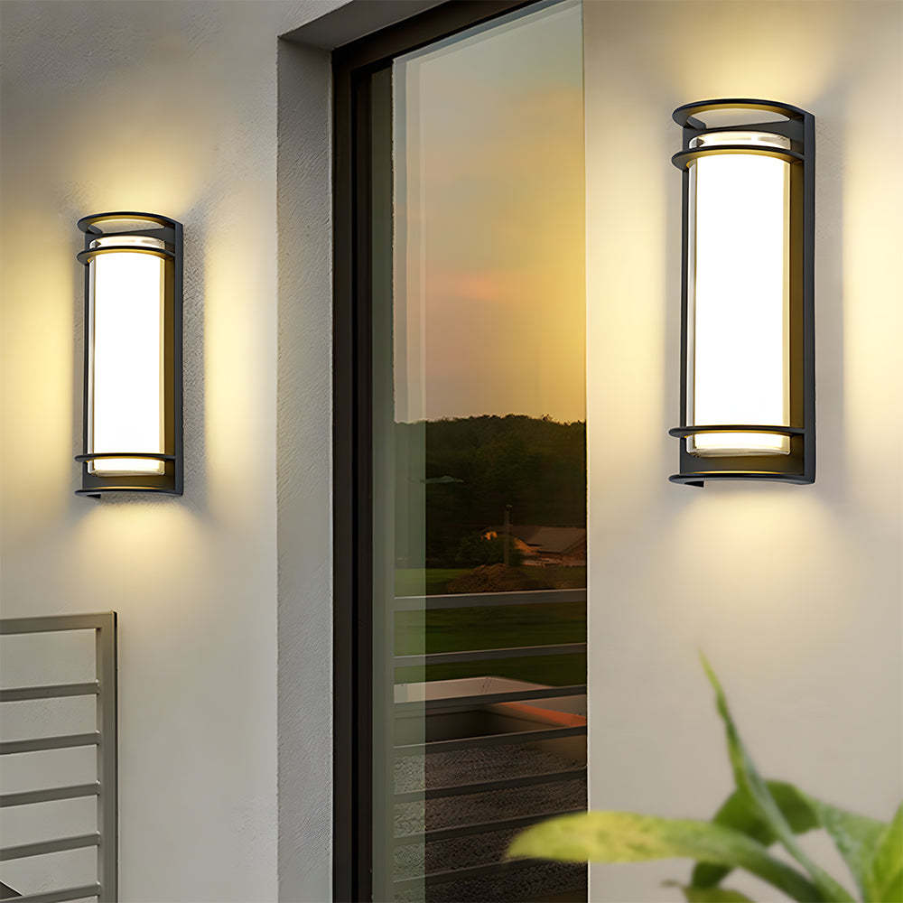 Modern Acrylic Round Led Outdoor Wall Lights IP68