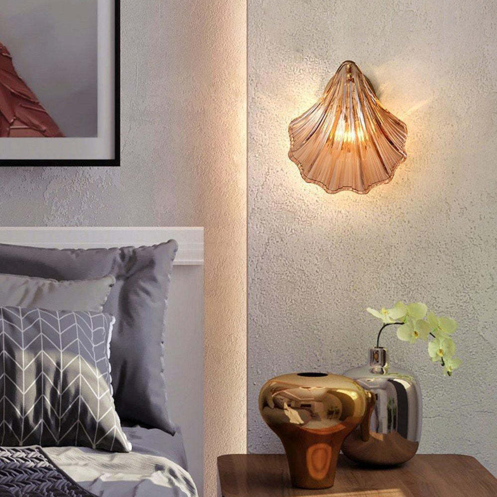 Vintage Creative Sea Shell Wall Light -Homdiy