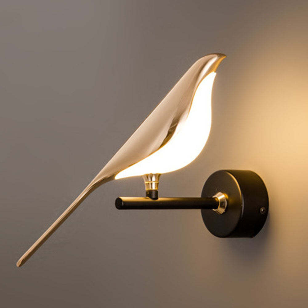 Homdiy Creative Designer Acrylic Bird Wall Lamp Home Decor Wall